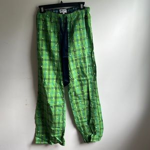 VS Pink green dog long PJ pants small